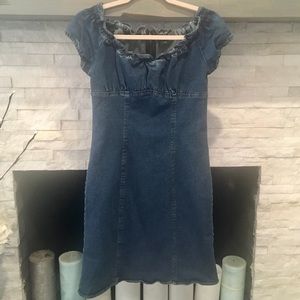 VS MODA INTERNATIONAL STRETCH DENIM DRESS SIZE 8